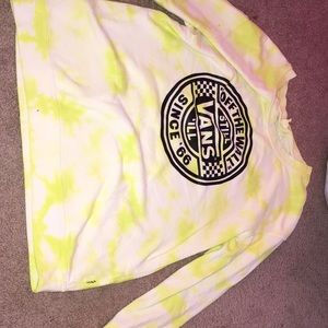 Off the wall vans tie dye long sleeve